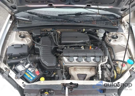 2002 Honda Civic Lx из США, поврежденный, VIN 1HGES16502L045547